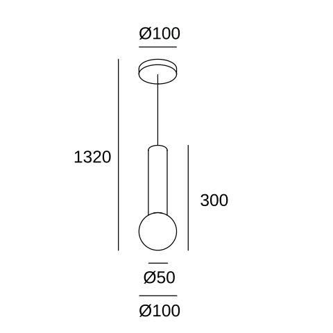 Подвесной светильник LEDS C4 Mist, 00-8337-21-F9, хром, 9 Вт