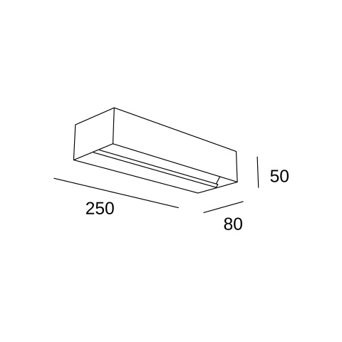 Настенный светильник LEDS C4 Lia, 05-2703-21-21, хром, 3000 K, 6.7 Вт