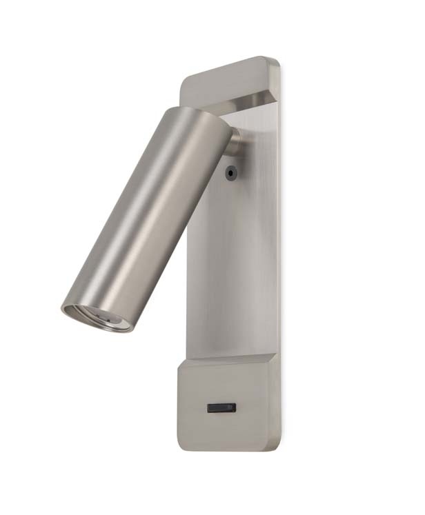 Настенная лампа LEDS C4 Lire Switch, 05-6024-81-81, Satin никель, 2700 K, 3.5 Вт