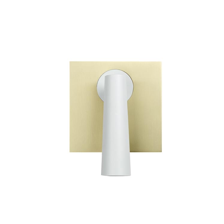 Настенная лампа LEDS C4 Gamma Mix Match Square, 05-6420-DN-14, матовый золотой, 2700 K, 3.1 Вт