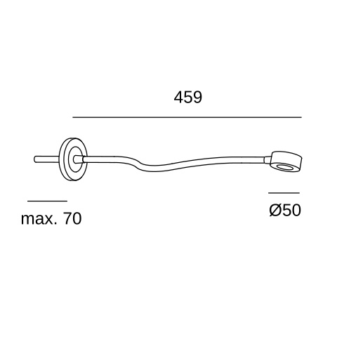 Настенный светильник LEDS C4 Link, 05-7367-14-14, белый, 2700 K, 4 Вт
