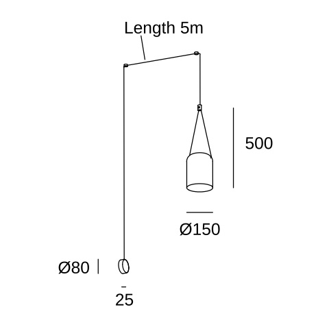 Подвесной светильник LEDS C4 Attic Rectangular Shape, 05-7388-05-DL, золотой, 15 Вт