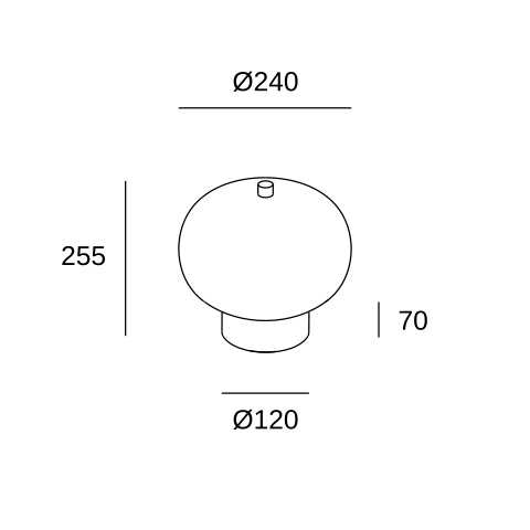 Настольная лампа LEDS C4 Ilargi, 10-6010-93-F9, Light дерево, 2700 K, 10.5 Вт