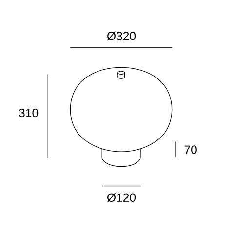 Настольная лампа LEDS C4 Ilargi, 10-6011-93-F9, Light дерево, 2700 K, 16.4 Вт