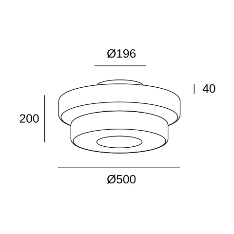Подвесной светильник LEDS C4 Strata 2 Bodies, 15-8443-05-15, черный, 44 Вт