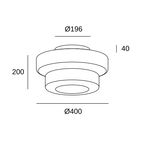 Подвесной светильник LEDS C4 Strata 2 Bodies, 15-8448-05-08, черный, 44 Вт