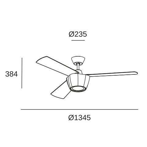 Потолочная люстра LEDS C4 Ceos, 30-3250-CF-M1, Bright белый, 3000 K, 13.5 Вт