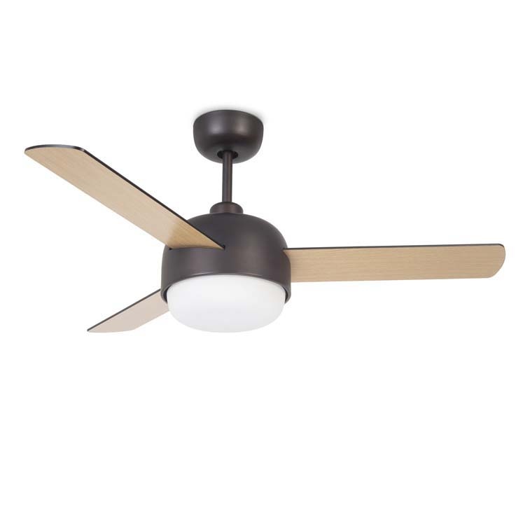 Люстра-вентилятор LEDS C4 Klar, 30-4864-J7-F9, Copper коричневый, 30 Вт