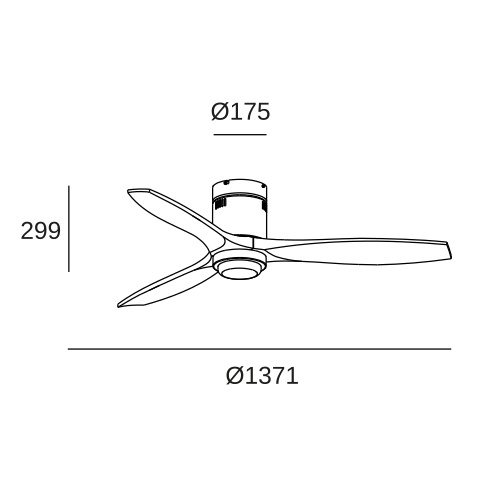Потолочная люстра LEDS C4 Stem, 30-6145-81-92, Satin никель, 3000 K, 15 Вт