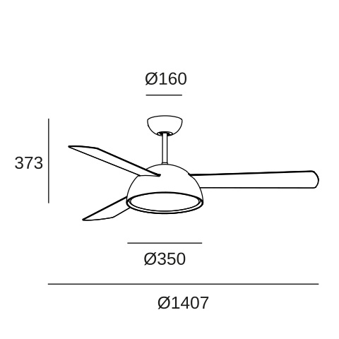 Потолочная люстра LEDS C4 Gregal, 30-6489-60-F9, черный, 3000 K, 29 Вт
