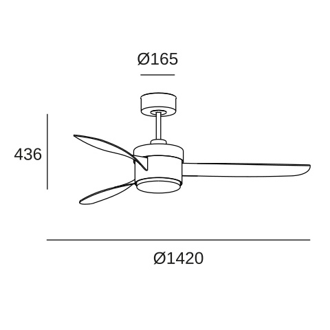 Потолочная люстра LEDS C4 Tramuntana, 30-7643-14-F9, белый, 3000 K, 21.8 Вт