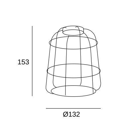 Запчасть LEDS C4 Vintage, 71-4825-60-60, черный