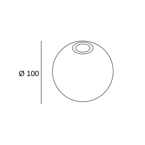Запчасть LEDS C4 Candle tinted glass diffuser, 71-8318-F9-F9, пескоструйная обработка