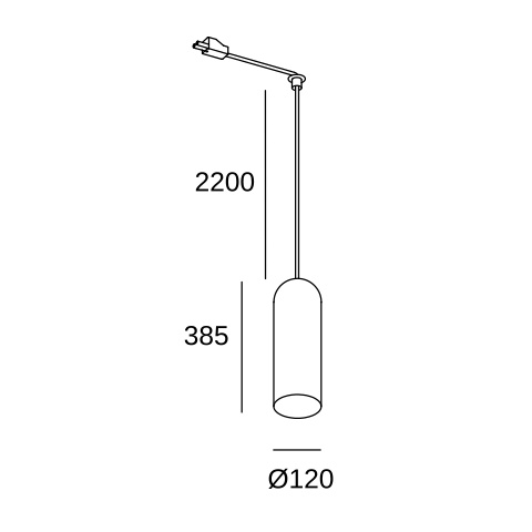 Подвесной светильник LEDS C4 Glam for Deltatrack, 71-8496-DN-12, матовый золотой, 9 Вт