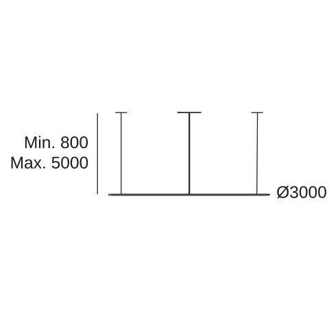 Встраиваемый потолочный светильник LEDS C4 Circular Inward, CD5D-00W9AZOUEF, золотой, 3000 K, 190 Вт