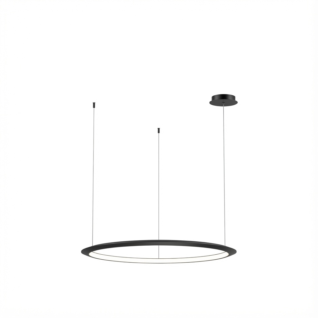 Встраиваемый потолочный светильник LEDS C4 Circular Inward, CD5K-00V9AZOU05, черный, 2700 K, 52 Вт