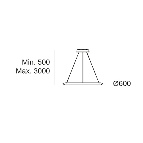 Встраиваемый потолочный светильник LEDS C4 Circular Outward Surface, CF4A-00A9AZDU14, белый, 2400 K, 38 Вт