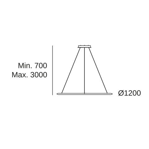 Подвесной светильник LEDS C4 Circular Outward Surface, CF4B-00V9AZRUEF, золотой, 2700 K, 70 Вт